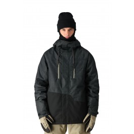 686 Geo Insulated Jacket black ripstop colorblock